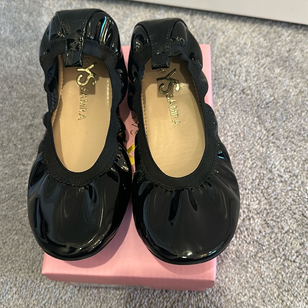 You’d Samra Patent Leather Ballet Flats